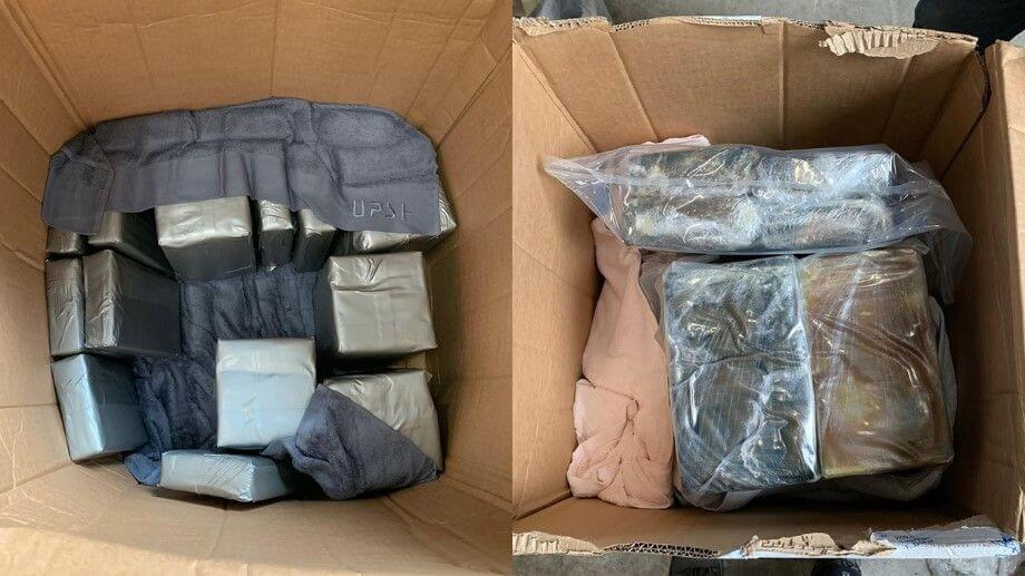 400 kilo cocaïne tussen geschenken