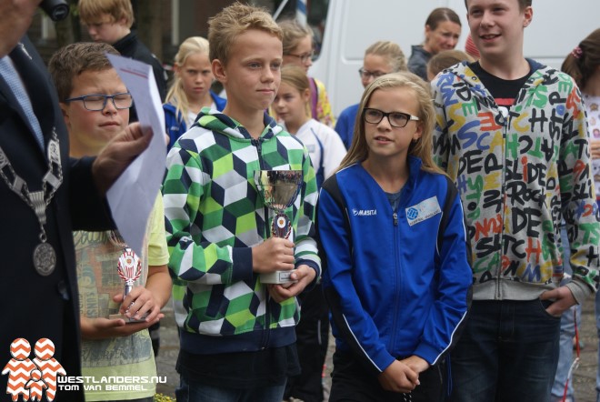 Aloysius groep B winnaar school brandweerwedstrijd in Maasland