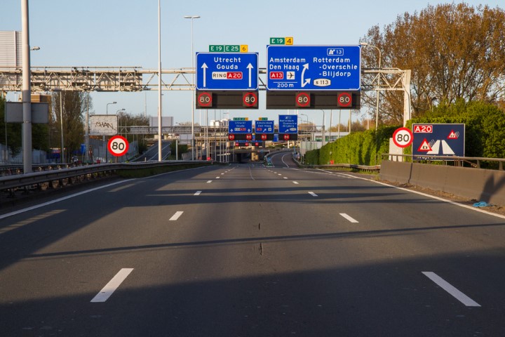 Groot onderhoud op A20 Rotterdam-Gouda