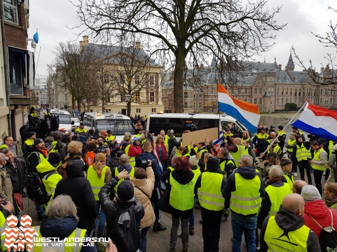 Protestactie gele hesjes Den Haag rustig verlopen