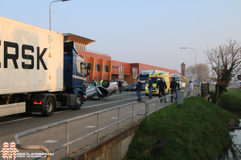 Verkeerschaos na ongeluk Nieuweweg