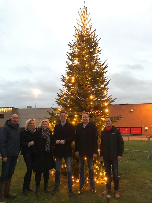 Kerstboom van 6 meter in Maassluis