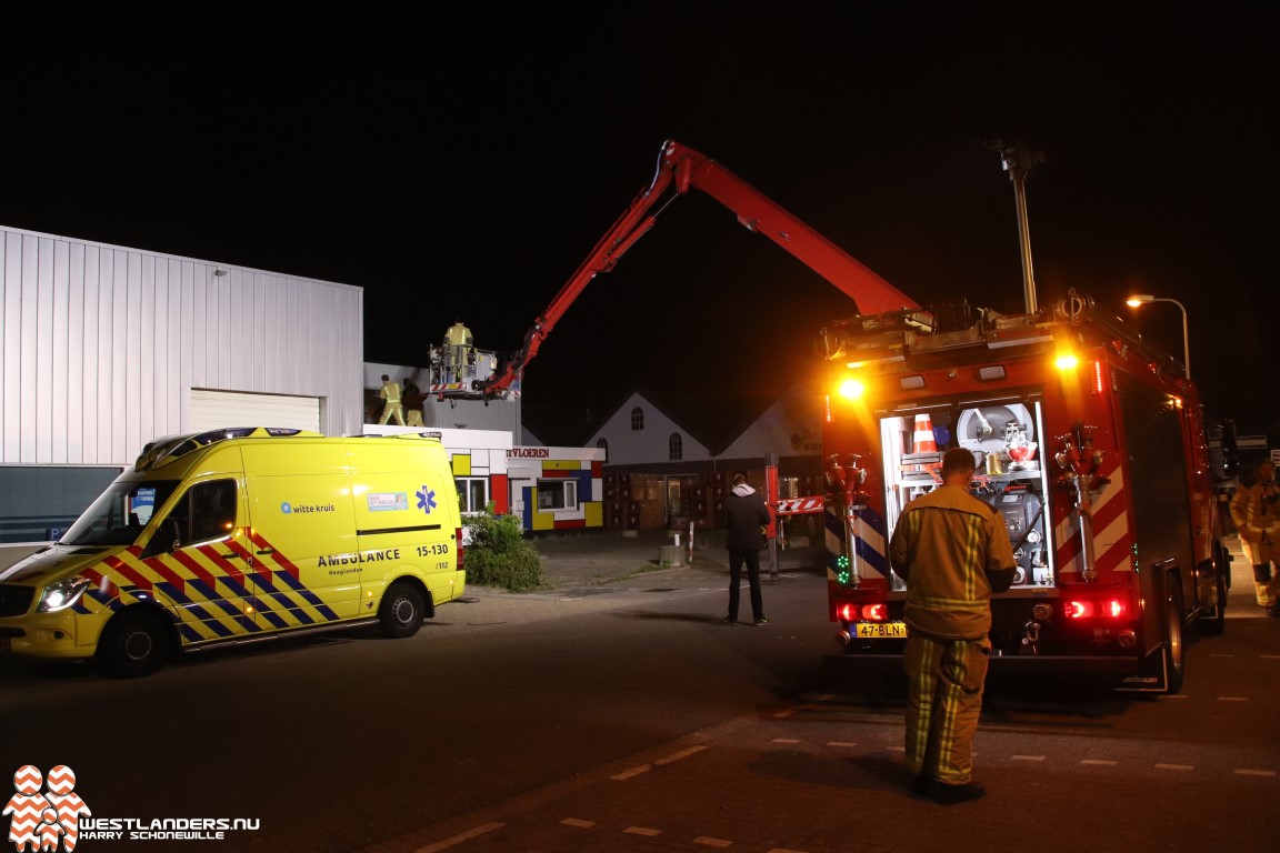 Nachtelijke inzet traumahelikopter in Poeldijk