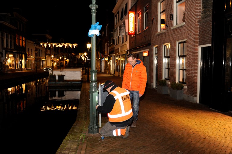 Historische straatverlichting binnenstad Maassluis hersteld