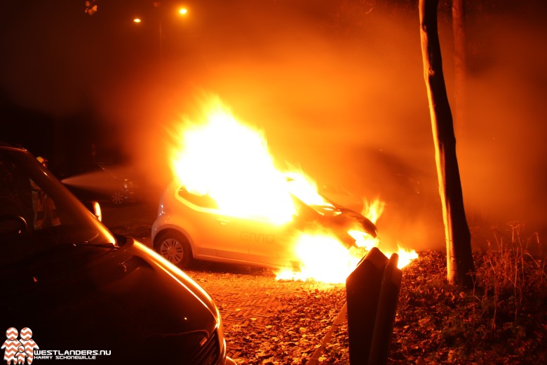 Auto uitgebrand aan de Madepolderweg