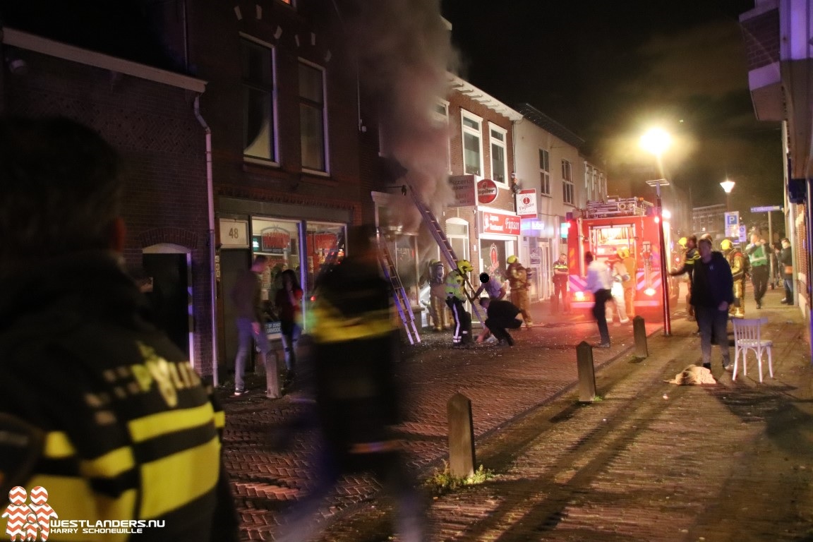 Zeer grote brand bij pizzeria Molenstraat