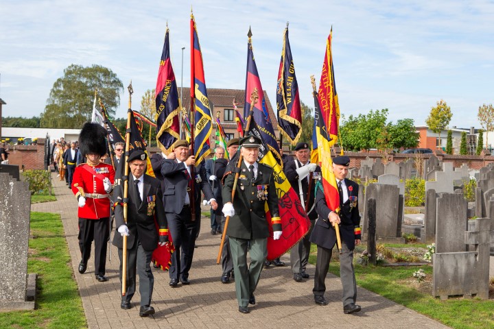 Herdenking Welsh Guard Pilgrims in Hoek van Holland