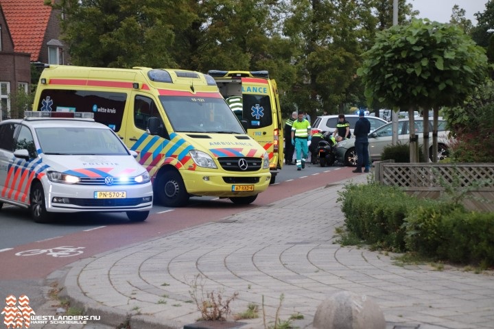 Scooterrijder ernstig gewond na ongeluk Kerkstraat