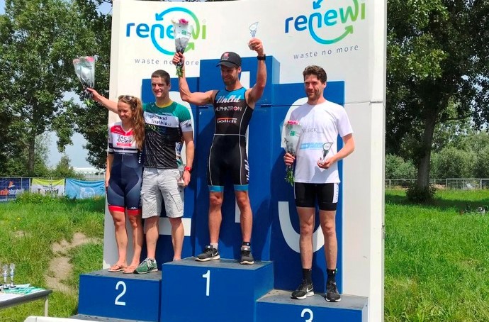 Christiaan Solleveld winnaar Westlandse triathlon
