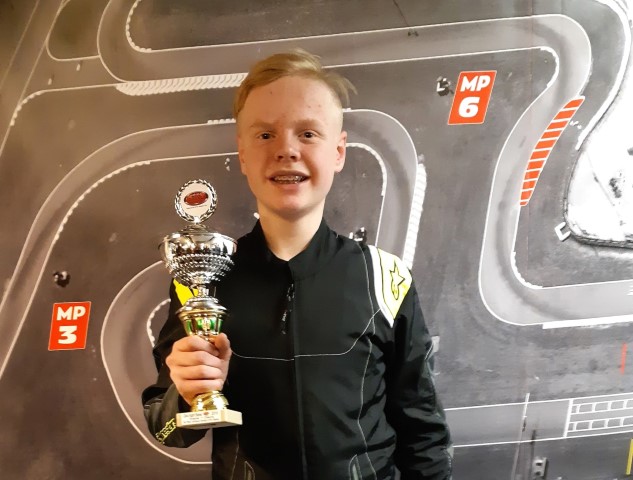 Xander van Dalen pakt derde plaats in kartkampioenschap!
