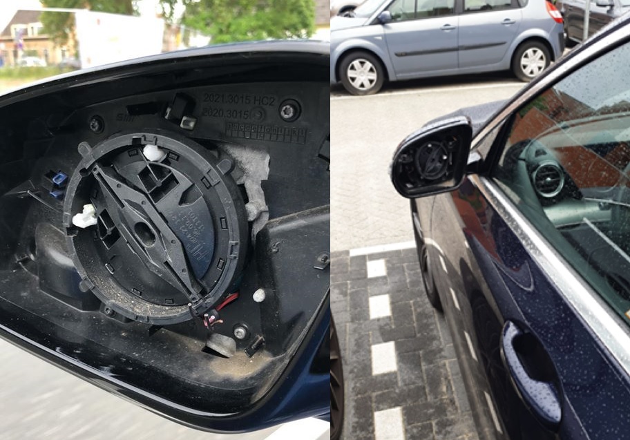Zeker 24 autospiegels gestolen in januari in Westland