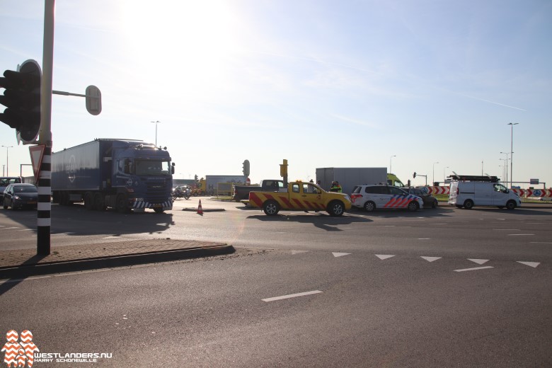 Ongeluk bij Westerlee vanwege uitval verkeerslichten