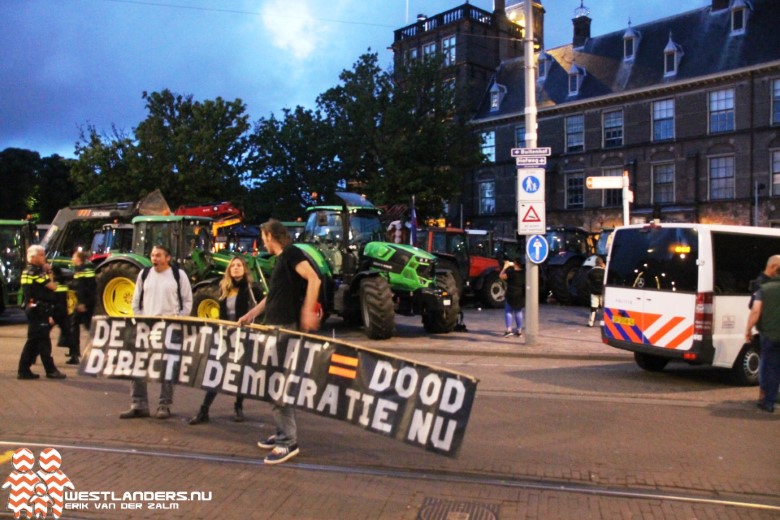 Boerenprotest in Haagse binnenstad