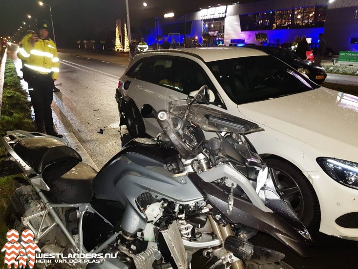 Motorrijder gewond bij ongeluk Nieuweweg