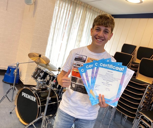 Leerlingen Rotterdam aan Zee geslaagd voor muziekexamens