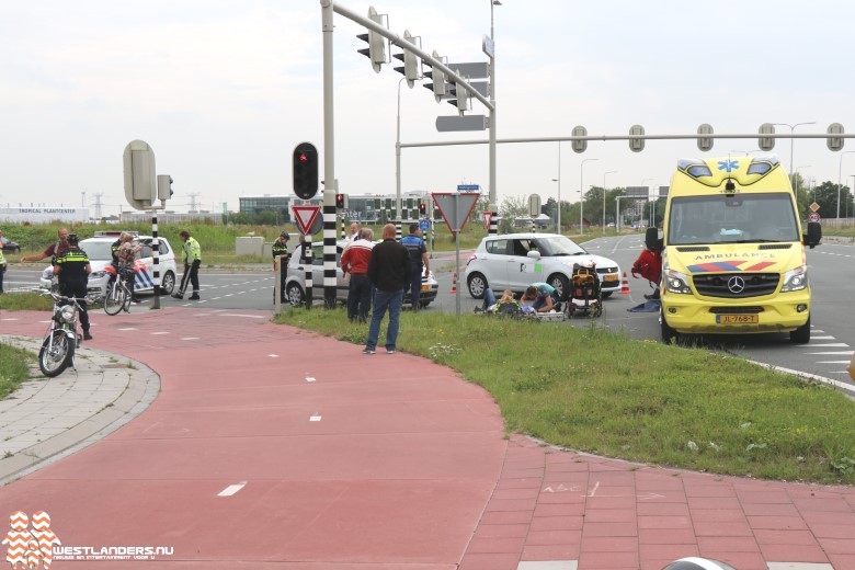 Bromfietser ernstig gewond na ongeluk Middel Broekweg