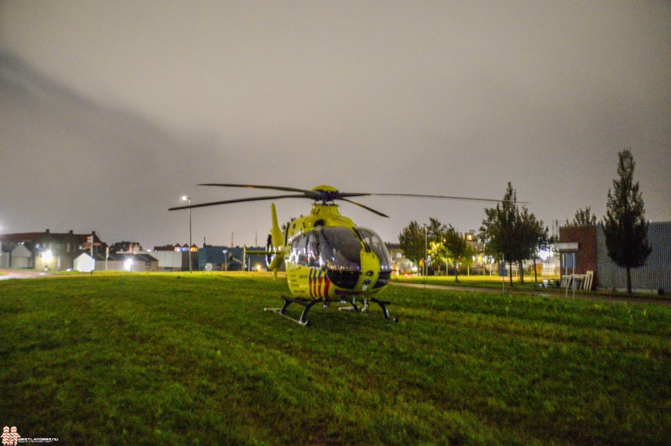 Traumahelikopter ingezet bij onwelwording