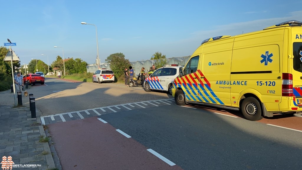 Scooterrijder gewond na ongeluk Madeweg