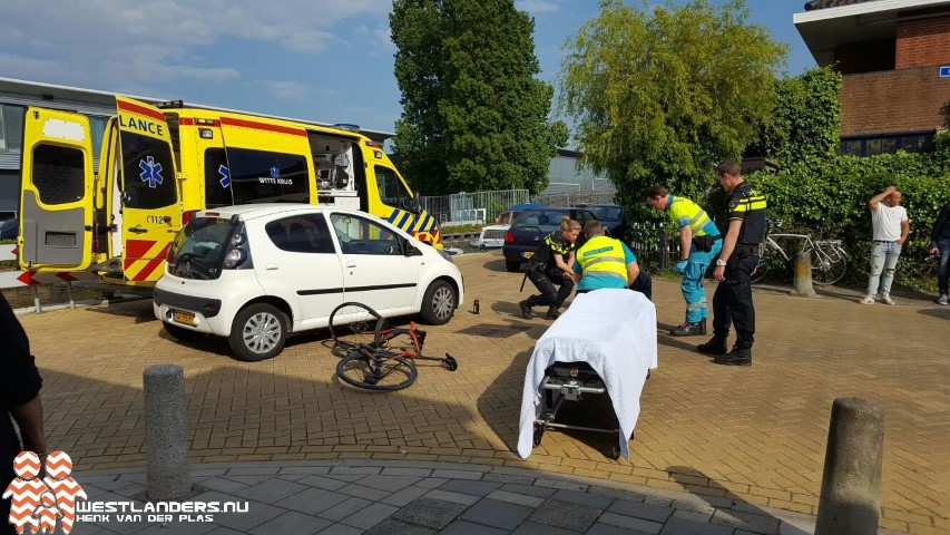 Wielrenner gewond na ongeluk Lange Wateringkade