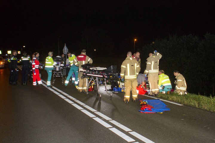 Motorrijder ernstig gewond na ongeval Maassluissedijk