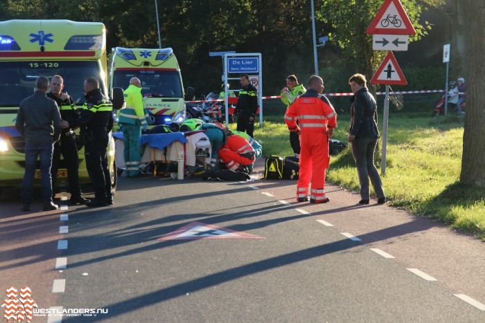 Scooterrijder ernstig gewond bij ongeluk Veilingweg