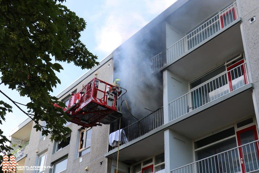 Collegevragen inzake brandveiligheid van portiekwoningen in Maassluis