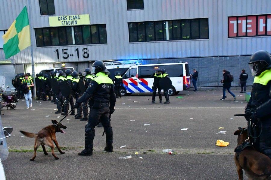 Reactie Driehoek na onrust bij voetbalstadion Den Haag